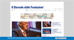 Desktop Screenshot of ilgiornaledellefondazioni.com