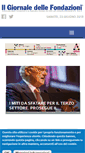 Mobile Screenshot of ilgiornaledellefondazioni.com